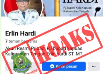 Akun Palsu Mengatasnamakan Pj Bupati Kapuas, Hati-hati Hoaks