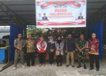 Satpol PP dan Damkar Kapuas Ikut Amankan Pemilu 