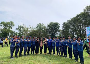 Satpol PP dan Damkar Amankan Upacara HUT Kapuas 