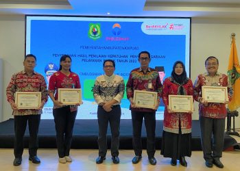 Pemkab Kapuas Raih Predikat Kepatuhan Kualitas Tinggi