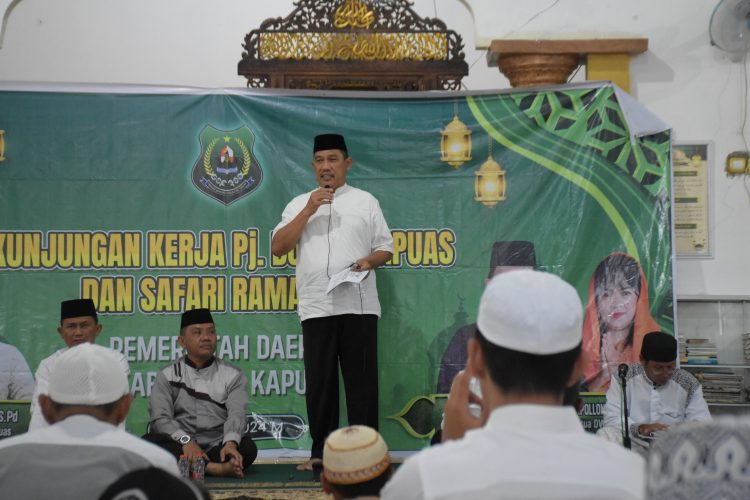 Safari Ramadhan Kali ini di Masjid Besar Ar-Rahman Desa Dadahup