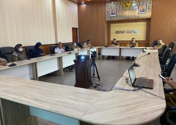 Pemkab Kapuas Ikuti Rakor Pengendalian Inflasi Daerah Mingguan