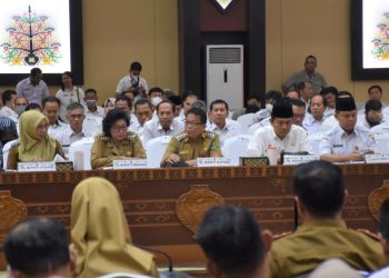 Pj Bupati Kapuas Beserta Jajarannya Ikuti Rakor Optimalisasi Penyelenggaraan Pemerintahan di Daerah Tahun 2024