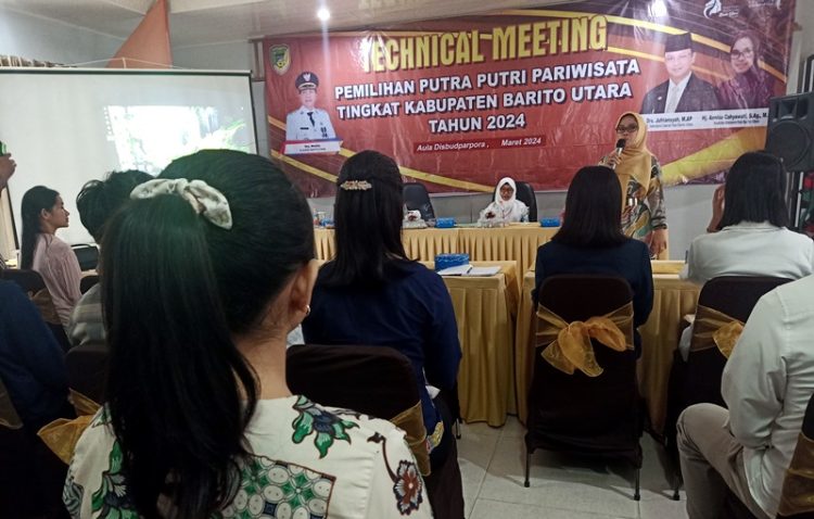 40 Peserta Putra Putri Pariwisata Ikuti Pembekalan dan Pemberian Materi Dari Disbudparpora Barut