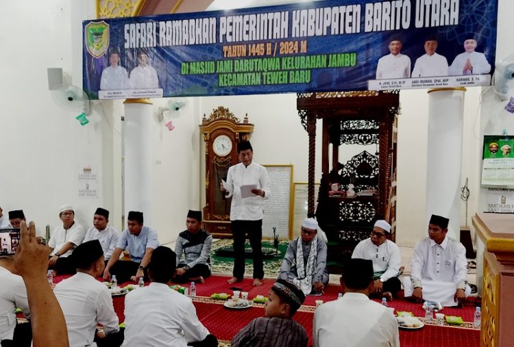 Pj Bupati Barut Ajak Masyarakat Jalankan Ibadah Bulan Suci Dengan Penuh Syukur