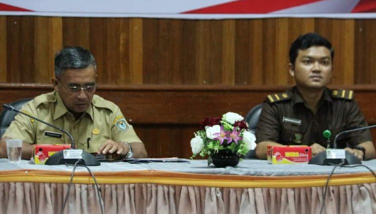 Pemkab Seruyan Ikuti Rapat Mingguan Pengendalian Inflasi