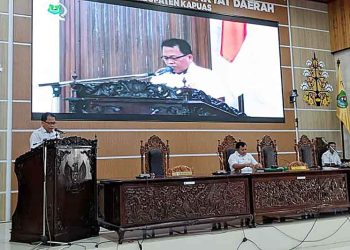 Rapat Paripurna Ketiga Masa Sidang Dua Tahun 2024, Penyampaian Jawaban Pidato Pj Bupati 