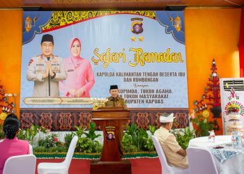 Sekda Kapuas Hadiri Safari Ramadhan dan Kunjungan Kerja Kapolda Kalteng