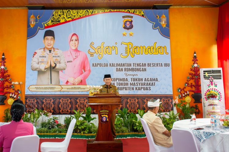 Sekda Kapuas Hadiri Safari Ramadhan dan Kunjungan Kerja Kapolda Kalteng