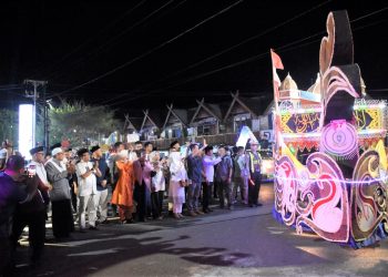 Pawai Gebyar Gema Takbir Hari Raya Idul Fitri 1445 H Berlangsung Meriah 