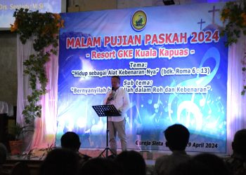 Sekda Hadiri Pembukaan Malam Pujian Paskah 2024