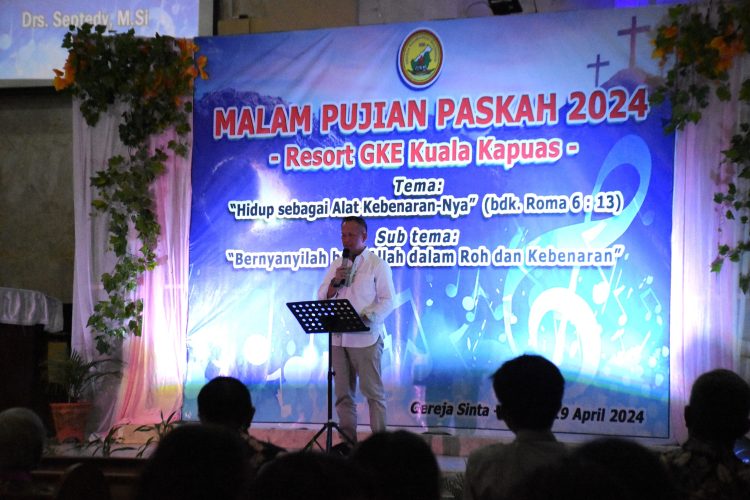 Sekda Hadiri Pembukaan Malam Pujian Paskah 2024