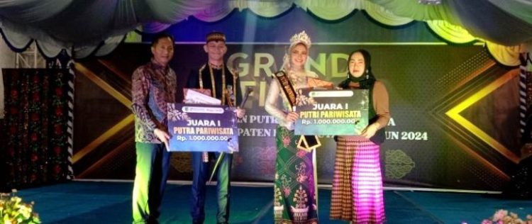 Pemenang Putra Putri Duta Pariwisata 2024 Di Raih Pelajar SMAN 1 dan Mahasiswi Uniska