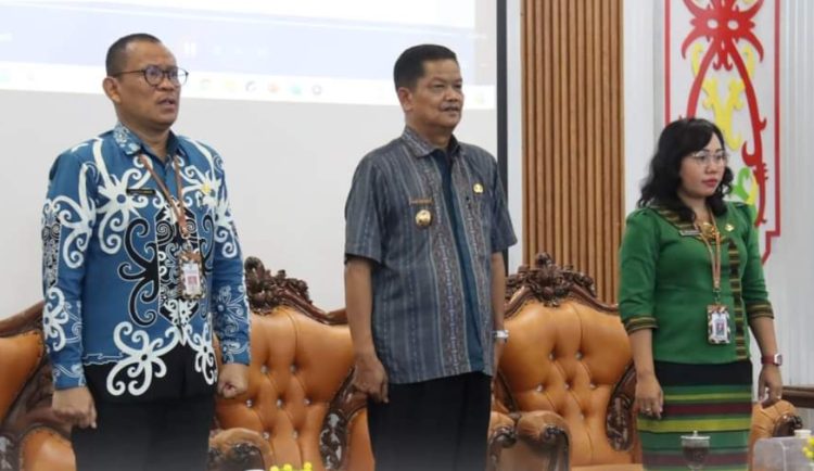Bahas Aset Tanah Dibawah Jalan, Pemkab Seruyan Bersama Pemdes Gelar Rakor