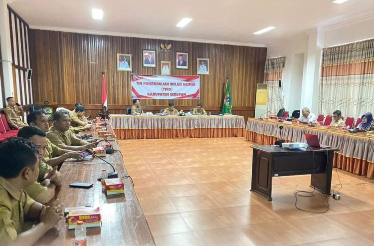 Rakor Pengendalian Inflasi Nasional Mingguan, IPH Seruyan Turun