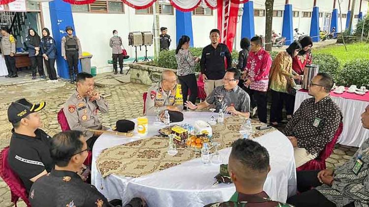 Wakil Ketua I DPRD Kapuas Sambut Kunker Kapolda Kalteng, Tinjau kesiapan Pemilu 