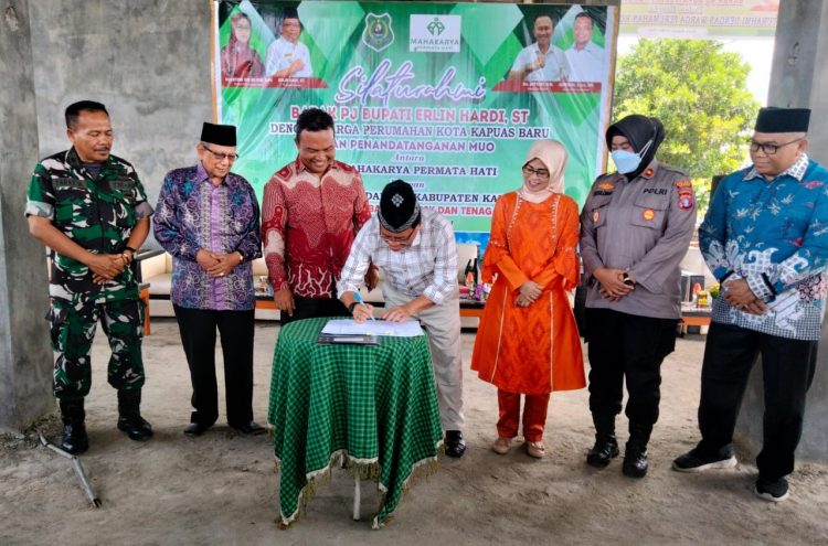 Pemkab Kapuas dan PT Mahakarya Permata Hati Bekerjasama Lakukan Penandatangan MOU