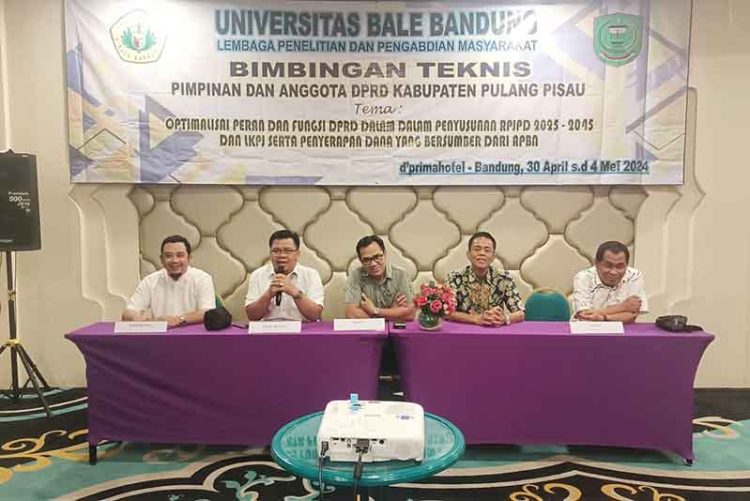 DPRD Pulpis Gelar Bimtek Optimalisasi Peran dan Fungsi Dalam Rangka Penyusunan RPJMD