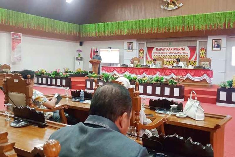 DPRD Pulpis Gelar Rapat Paripurna ke 8 Masa Persidangan 1 Tahun 2024