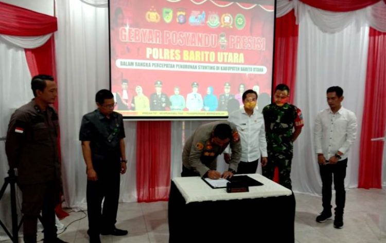Pj Bupati Barut Hadiri Gebyar Posyandu Dalam Rangka Penurunan Stunting