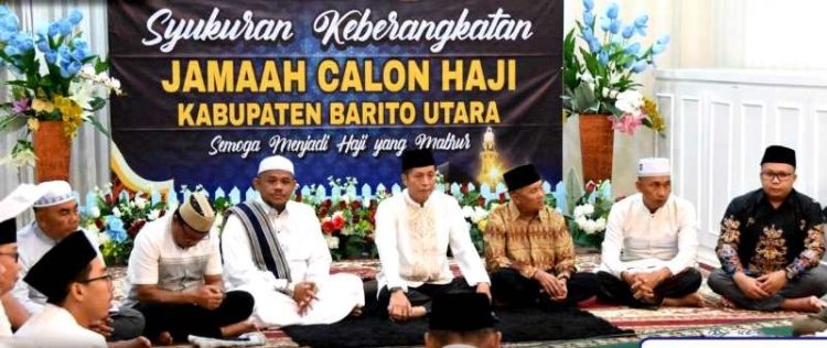 Pemkab Barut Laksanakan Shalat Hajat Keberangkatan Calon Haji Kabupaten Barut