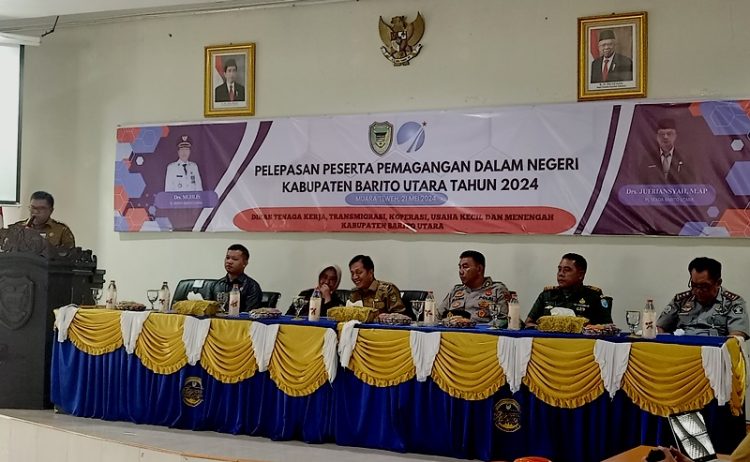 50 Peserta Pemagangan Dilepas Pj Barut
