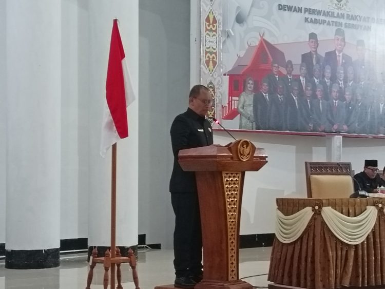 Pidato Bupati Terkait LKPJ Tahun 2023 Disampaikan Pada Paripurna