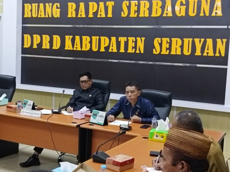 DPRD Seruyan Gelar Rapat Banmus, ini Agenda yang Dijadwalkan