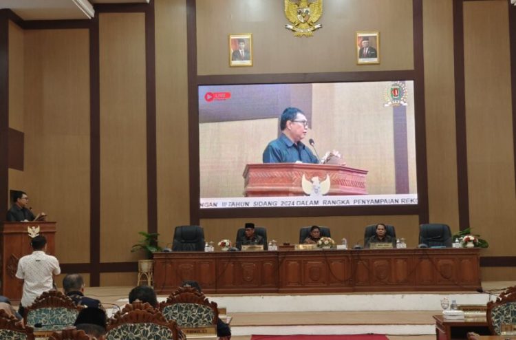 DPRD Gelar Paripurna Penyampaian Rekomendasi Terhadap LKPJ Bupati Tahun 2023