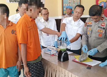 Polres Seruyan Musnahkan 116,68 Gram Sabu dan 115,83 Gram Ganja