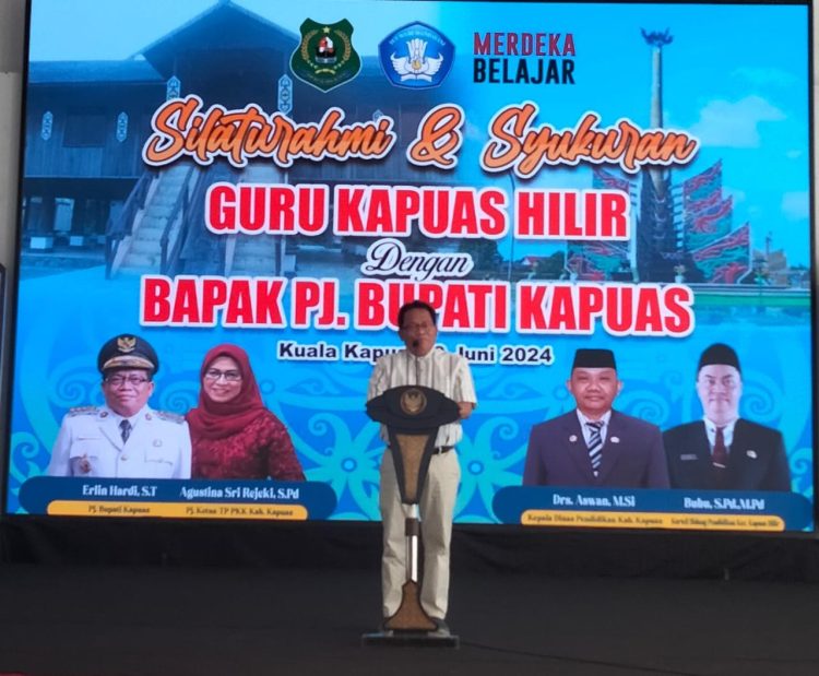 Silaturahmi dan Syukuran Guru PPPK Kecamatan Kapuas Hilir Bersama Pj Bupati Kapuas
