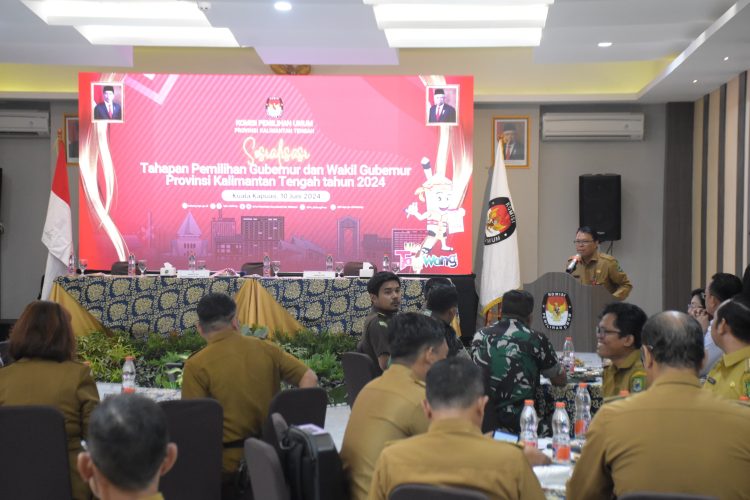 Sosialisasi Tahapan Pemilihan Gubernur Dan Wakil Gubernur Kalteng Tahun 2024 Digelar Di Kapuas