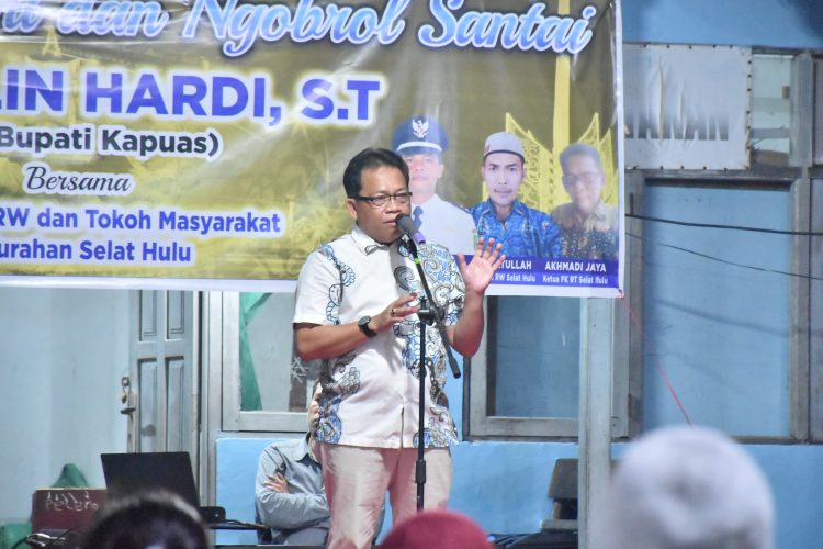 Pj Bupati Kapuas Lakukan Silaturahmi dan Ngobrol Santai Bersama Masyarakat Kelurahan Selat Hulu
