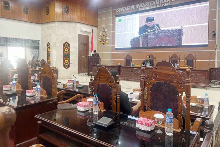 DPRD Kapuas Gelar Paripurna Penyampaian Pidato Pj Bupati