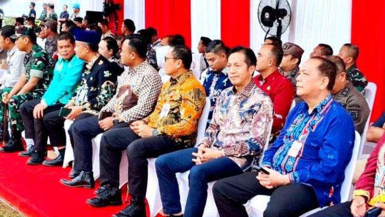 Pj Bupati Barut Hadiri Apel Siaga Alsintan di Makorem 102 Pjg