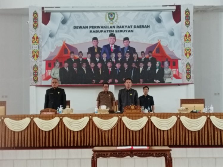 Lima Fraksi DPRD Seruyan Berikan Pamandangan Pidato Bupati Terkait RPJPD