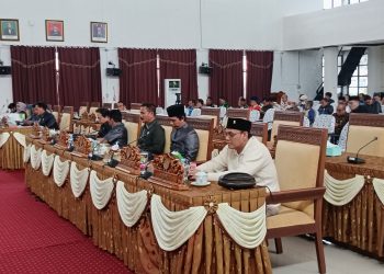 Paripurna Pengesahan Beberapa Raperda Hasil Fasilitasi Gubernur Tidak Kuorum