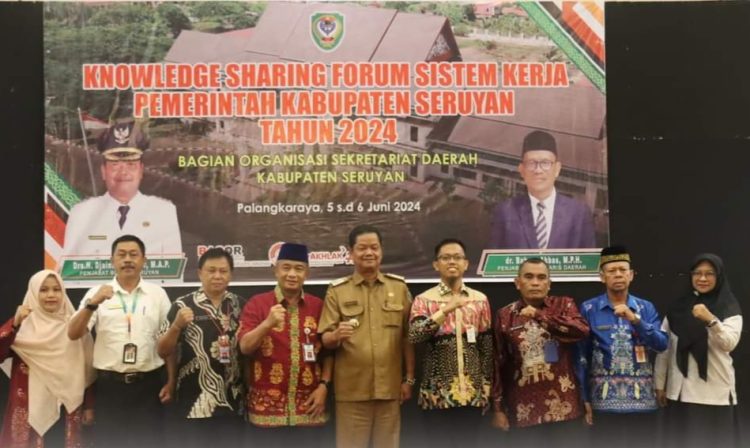 Pj Bupati Djainuddin Noor Buka Knowledge Sharing Forum Sistem Kerja