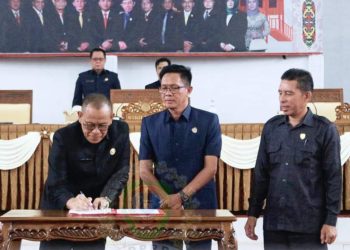 DPRD Seruyan Gelar Paripurna Pengesahan Beberapa Buah Raperda