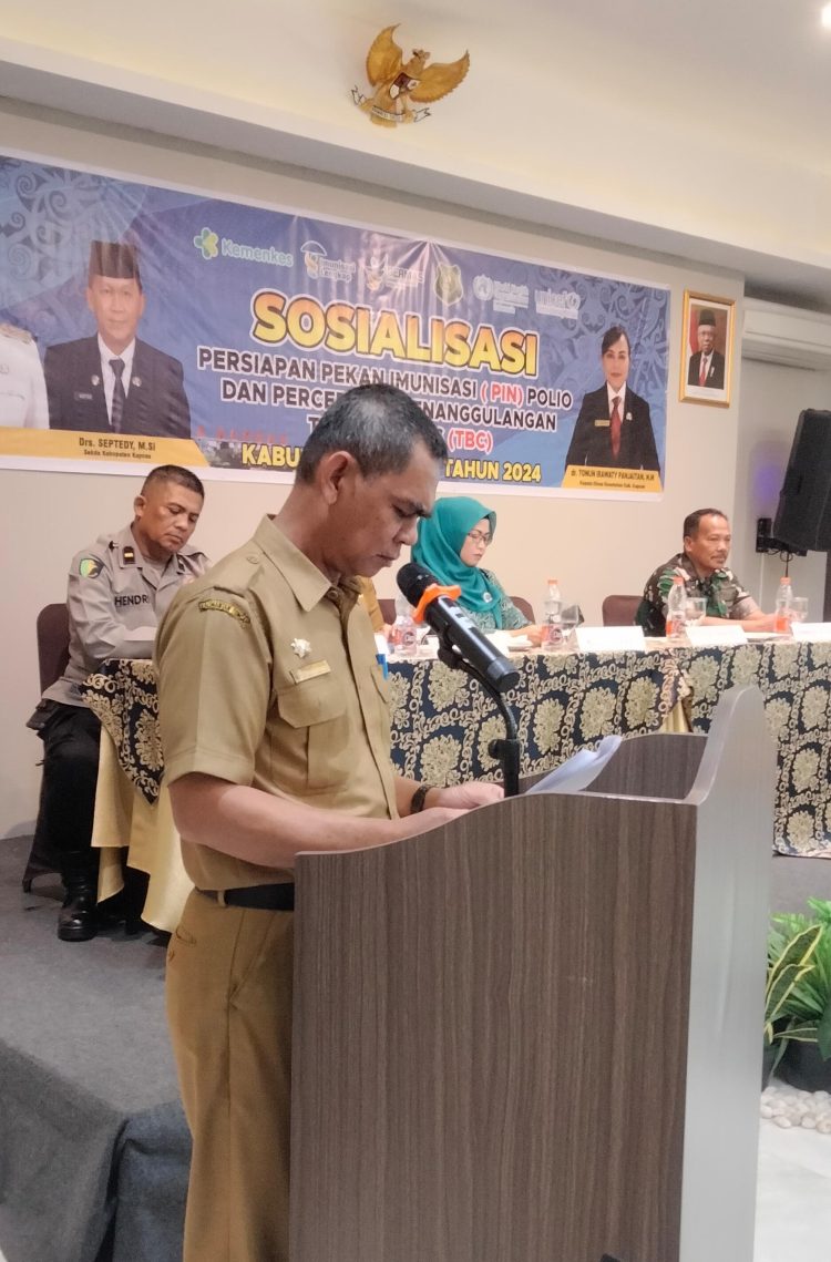 Sukseskan Pencanangan PIN Polio dan Percepatan Penanganan TB di Kabupaten Kapuas