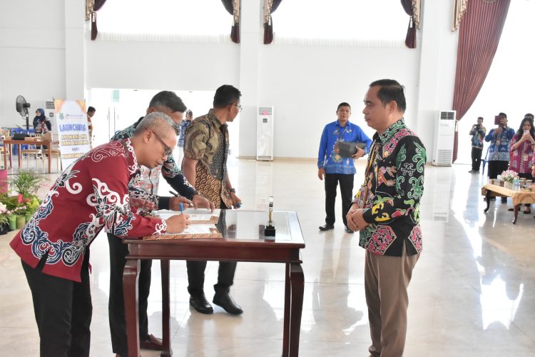 Pemda Kapuas Launching CMS Agar Memudahkan Pemdes Mengelola Keuangan Desa