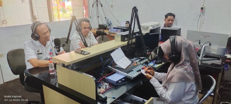 LPPL RSPD Diskominfosantik Kapuas Terima Kunjungan KPID Kalteng