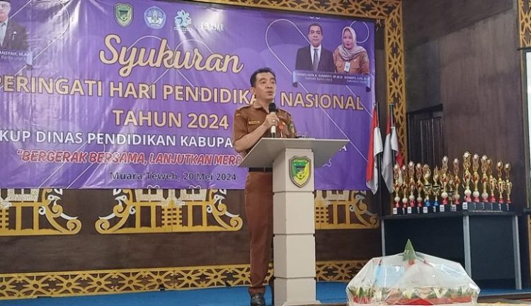 Ini Kata Kadis Pendidikan pada Syukuran Puncak Hardiknas Tahun 2024