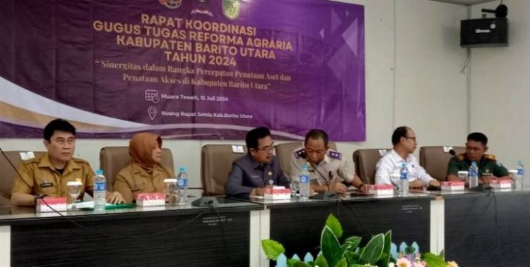 Pemkab Barut Gelar Rakor Penyelenggaraan Reforma Agraria 