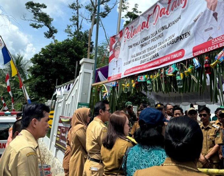 Desa Benangin II Kecamatan Teweh Tengah Wakili Lomba Desa Kategori Wilayah Tingkat Provinsi Kalteng