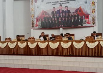 DPRD Gelar Paripurna Pidato Bupati Tentang KUA-PPAS APBD 2025