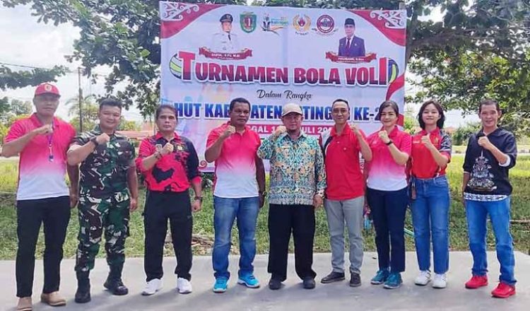 Pj Bupati Katingan Apresiasi Pelaksanaan Turnamen Bola Voli 
