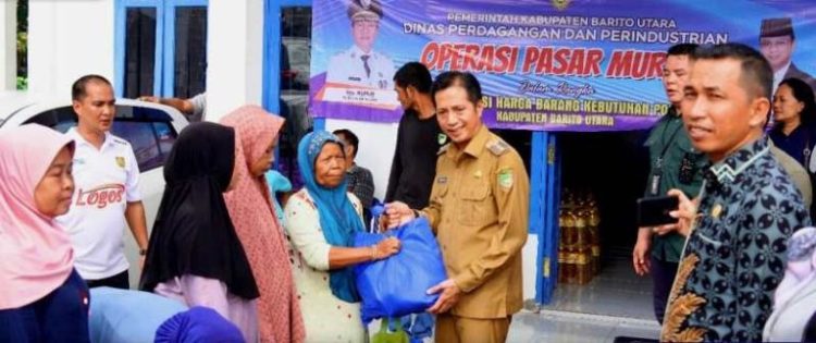 Pemkab Barut Gelar Operasi Pasar Murah di Dua Kecamatan