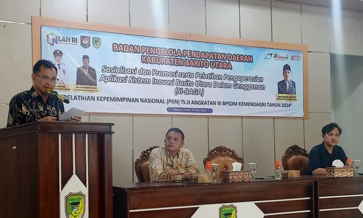 BPPD Barut Sosialisasi dan Promosi serta Pelatihan Pengoperasian SI BAGA