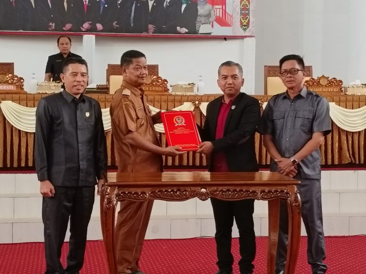 DPRD dan Pemda Seruyan Sepakati Rancangan Perubahan KUA-PPAS APBD 2024